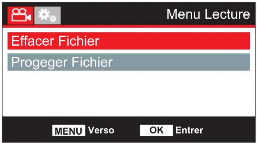 NEXT BASE InCar Cam 212 Lite - Effacer des fichiers : - 1