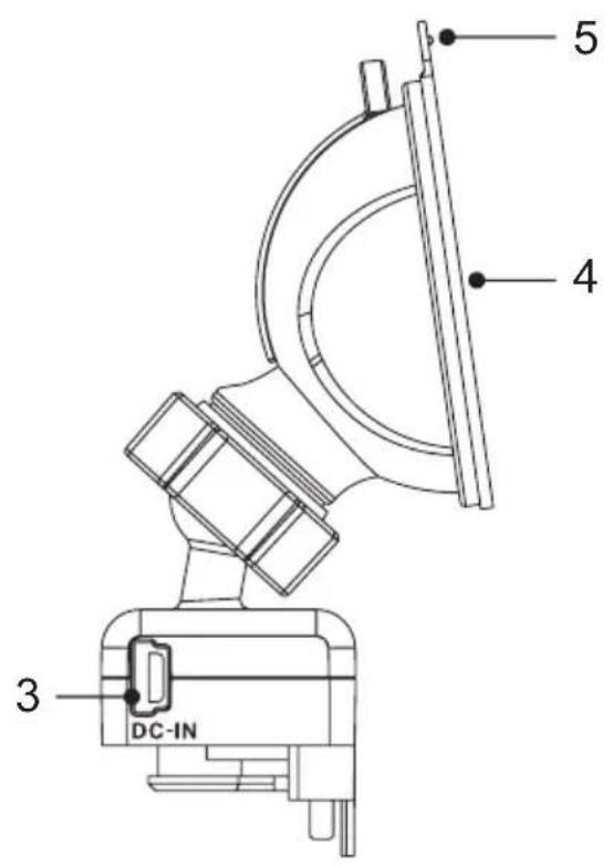 NEXT BASE InCar Cam 212 Lite - Fixation alimentée - 2