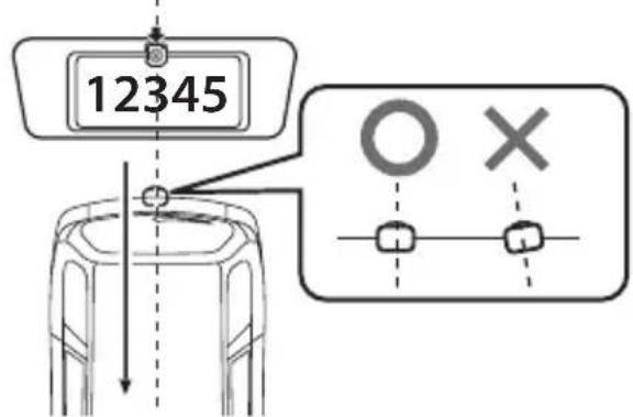 KENWOOD CMOS320 - Installation de la caméra/Réglage de l'angle - 3