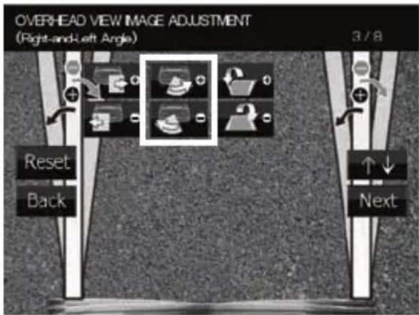 KENWOOD CMOS320 - Overhead View Image Adjustment (Right-and-Left Angle) - 1