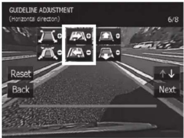 KENWOOD CMOS320 - Wide View Guideline Adjustment (Horizontal Direction) - 1