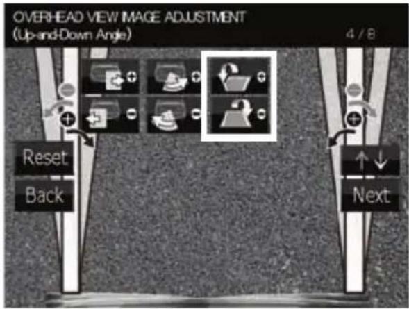 KENWOOD CMOS320 - Bildeinstellungen Über-Kopf-Ansicht (Vertikalwinkel) - 1