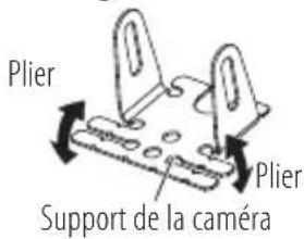 KENWOOD CMOS220 - Installation de la caméra/Réglage de l'angle - 2