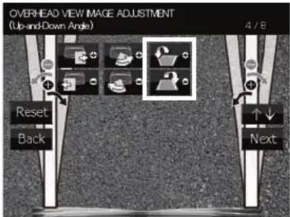 KENWOOD CMOS220 - Overhead View Image Adjustment (Up-and-Down Angle) - 1