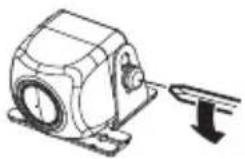 KENWOOD CMOS220 - Installation de la caméra/Réglage de l'angle - 1