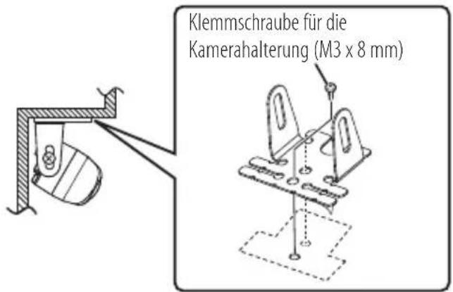 KENWOOD CMOS220 - Bringen Sie die Kamera fest in ihrer Position an. - 1
