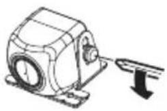 KENWOOD CMOS220 - Installing the Camera/Adjusting its angle - 1