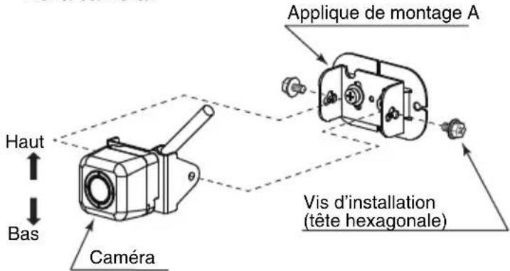 Applique de montage A Haut Bas Caméra Vis d'installation (tête hexagonale)