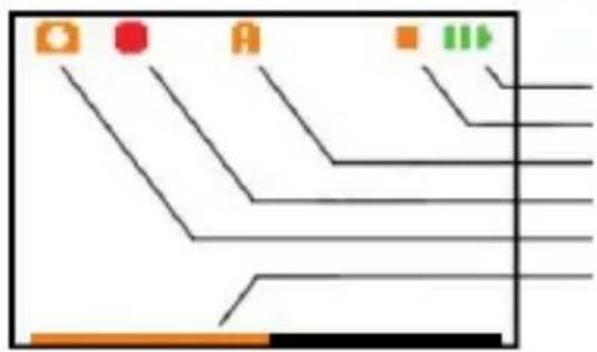 CamOne Car HD 72 - On-screen icons - 1