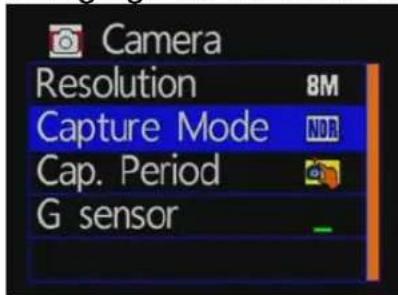 ROAD EYES Recpro - Reglage du Mode de capture - 1
