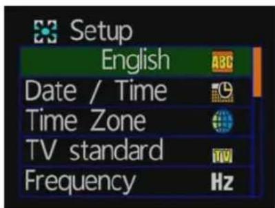 ROAD EYES Recpro - - Description du Menu de Configuration - 2