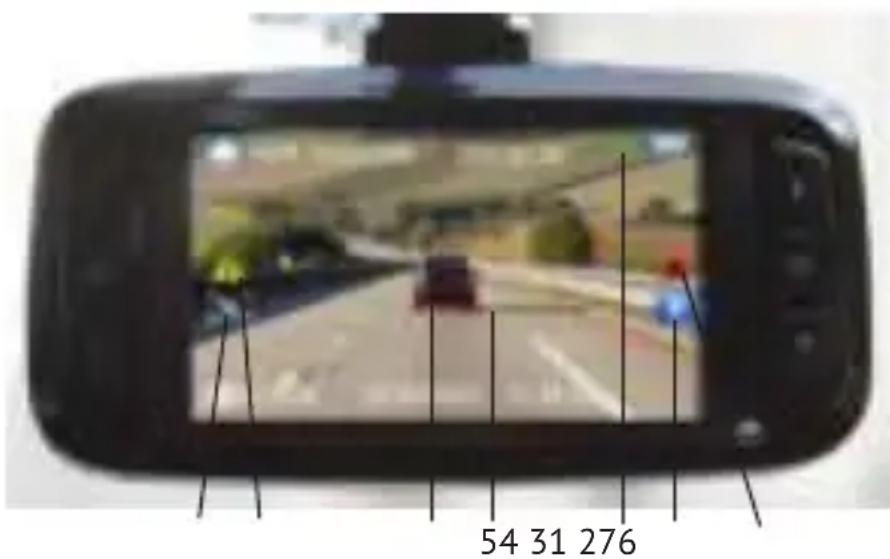Guardo Dashcam Pro - Icônes sur l'écran - 1