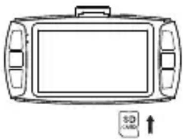 Guardo Dashcam Pro - VERWENDUNG DER SD-KARTE (nicht im Lieferumfang enthalten, optional erhältlich) Abbildung II - 1