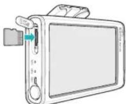 BlackVue DR750LW2CH - Einsetzen und Entnehmen der MicroSD-Karte - 1