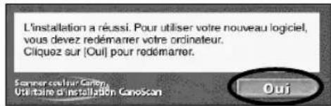 CANON CanoScan LiDE 35 - Une fois l'ordinateur redémarré, retirez le CD-ROM du lecteur et gardez-le en lieu sûr. - 7