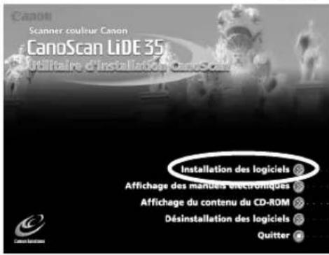 CANON CanoScan LiDE 35 - Une fois l'ordinateur redémarré, retirez le CD-ROM du lecteur et gardez-le en lieu sûr. - 3