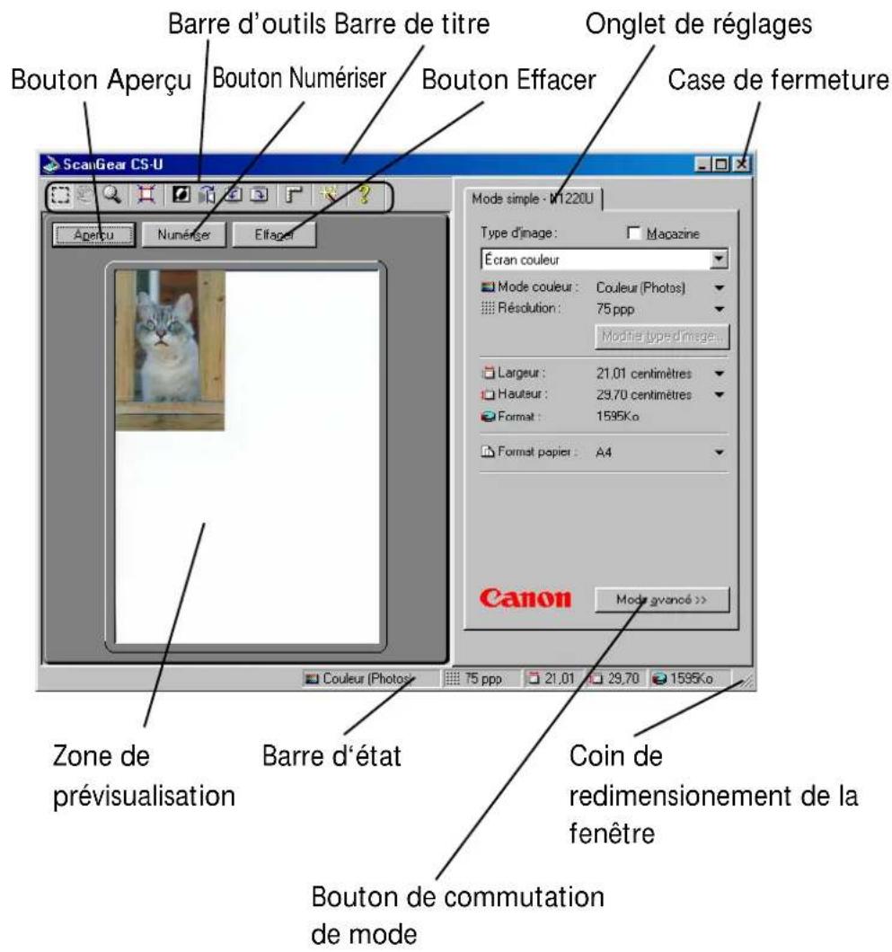 CANON CanoScan N656U - Zone d'aperçu - 1