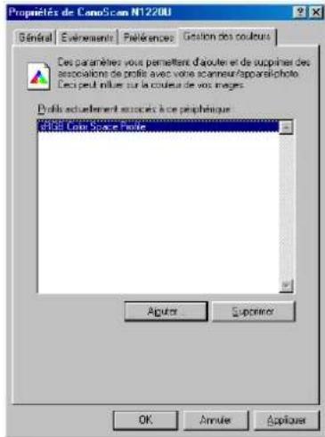 CANON CanoScan N650U - Gestion des couleurs - 1