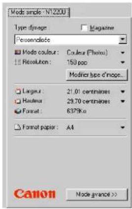 CANON CanoScan N650U - Mode simple - 1
