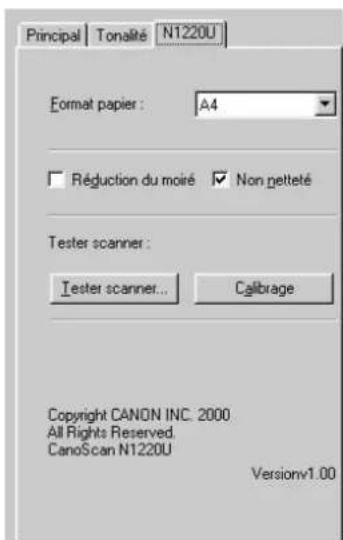 CANON CanoScan N1220U - Écran Scanner - 1