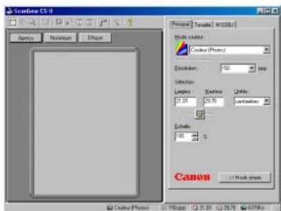 CANON CanoScan N1220U - Commutation entre mode Simple et mode Avancé - 3