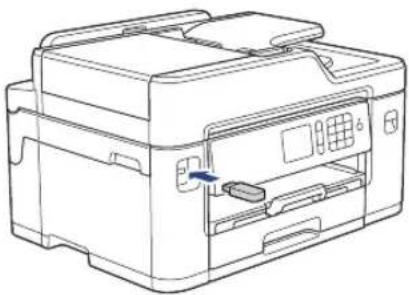 BROTHER MFCJ5335DW - Prévisualiser et imprimer des photos et des fichiers vidéo depuis une mémoire flash USB - 1