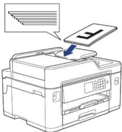 BROTHER MFCJ5335DW - Charger des documents - 2