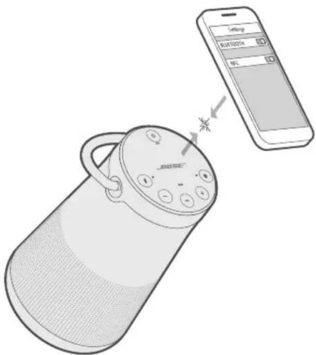 BOSE SoundLink Revolve+ - 透過 NFC 與行動裝置配對 - 1