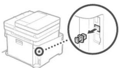 CANON iSensys MF635Cx - USB bidez konektatzeko - 2