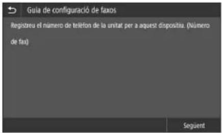 CANON iSensys MF635Cx - Abans d'iniciar la configuracion: - 2