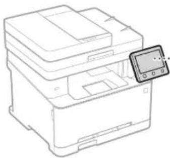 CANON iSensys MF635Cx - EvapEη λειουργίας από τον πίνακα λειουργίας - 1