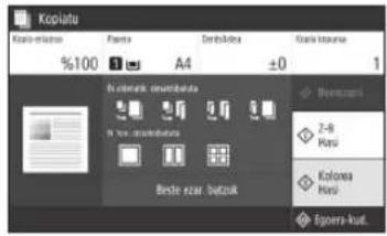 CANON iSensys MF635Cx - Kopiatze ezarpen erabilgarriak - 2