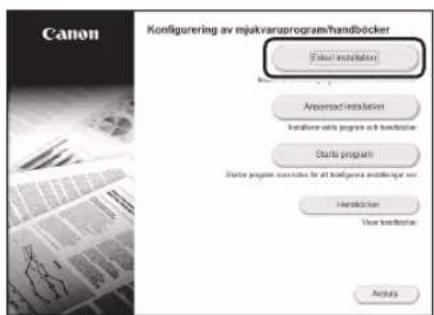CANON iSensys MF635Cx - Installera programvara - 2