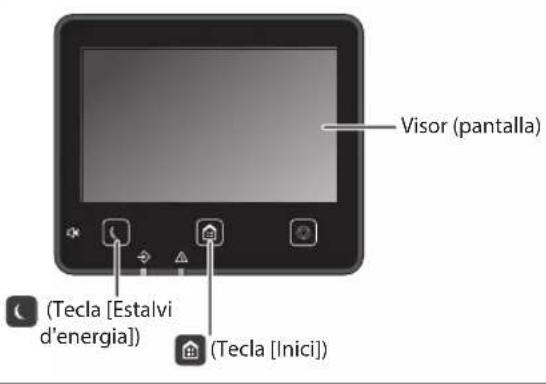 CANON iSensys MF635Cx - Inicieu el funciona des del paneill de control - 2