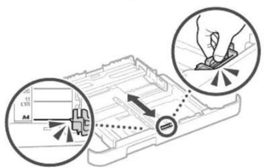 CANON iSensys MF635Cx - Papier in de lade plaatsen - 2