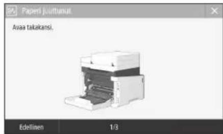CANON iSensys MF635Cx - Laite ei tunnu toimivan Paperitukoksia on esiintynyt - 3