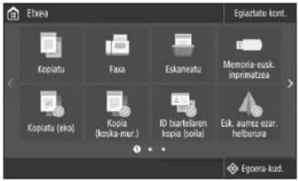CANON iSensys MF635Cx - Konfigurazioa hasi aurretik: - 1