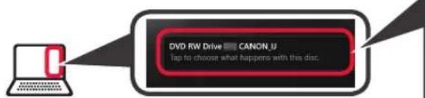 CANON Pixma TS8150 - Verwendend der Installations-CD-ROM (nur Windows) - 2