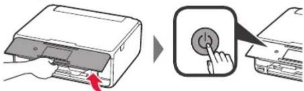 CANON Pixma TS8150 - Aφαίρεση uλικών Συσκευασίας / Evεργοποίηση εκτυπωτή - 4