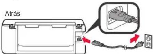 CANON Pixma TS8150 - Retirada de los materiales de empaquetado / Encendido de la impresora - 4