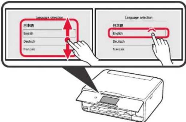 CANON Pixma TS8150 - Retirada de los materiales de empaquetado / Encendido de la impresora - 6
