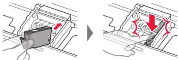 CANON Pixma TS8150 - Mustesäillön asentaminen - 5