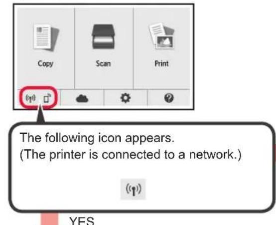 CANON Pixma TS8150 - Check the display on the printer. - 1