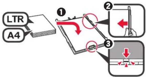 CANON Pixma TS8150 - Carga de papel / Alineación del CZal de impresión - 4