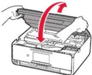 CANON Pixma TS8150 - 2.Verpakkingsmaterial verwijderen/de printer inschakelen - 2