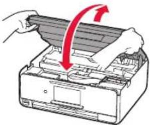 CANON Pixma TS8150 - Fjerne beskyttesesmaterialie / slå på skriveren - 3