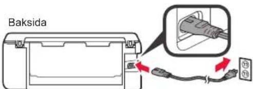 CANON Pixma TS8150 - Ta bort Förpacknings-material/slå på skrivaren - 3