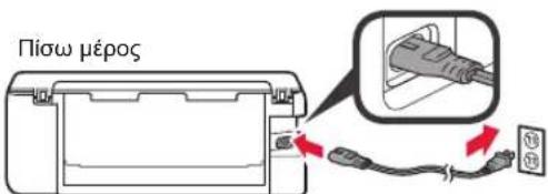 CANON Pixma TS8150 - Aφαίρεση uλικών Συσκευασίας / Evεργοποίηση εκτυπωτή - 3