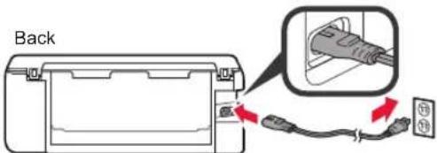 CANON Pixma TS8150 - Removing Packing Materials / Turning on Printer - 3