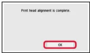 CANON Pixma TS8150 - Papierplaatsen/uitlijnen printkop - 11